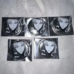 D.Gray-man Dグレ 白銀 缶バッジ リンク