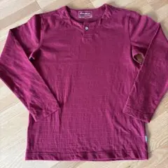 Eddie Bauer ワインレッド 長袖カットソー S