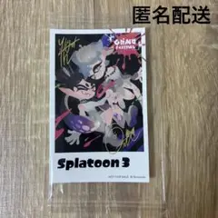 スプラトゥーン3 グランドフェスティバル ブロマイド 3枚入り