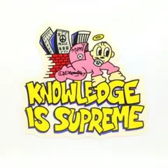 SUPREME KNOWLEDGE STICKER