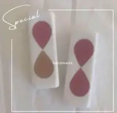 新生活♡ポーセラーツ はしおき 2個セット♬ shizuku スモーキーピンク系