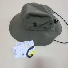 U.S. POLO サンシェード付きハット 58cm カーキ