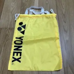 YONEX イエロー ドローストリングバッグ