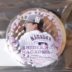 My Fave Swallows2025 ホログラム缶バッチ 長岡秀樹 #7