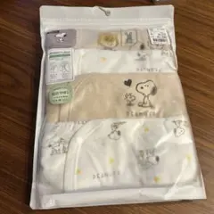 スヌーピー新生児肌着4点セット