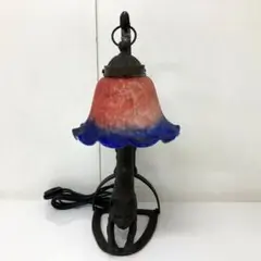 マツヤマ工芸 ガレ風 テーブルランプ スタンドライト マツヤマ工芸製 ガレ風スタンドライト アールヌーヴォー調 高さ