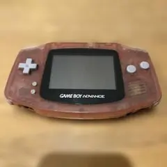 【動作確認済】ゲームボーイアドバンス クリアレッド 本体