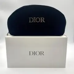 ディオール DIOR ポーチ ノベルティ ベロア ブラック 2022限定