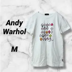 1021　ユニクロ　Tシャツ　半袖　アンディ・ウォーホル　トランプ柄　プリント