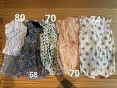 GAP H&M など 70〜80 ロンパース５点セット