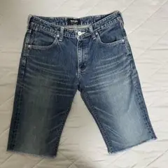 Wrangler ダークブルーデニムショートパンツ