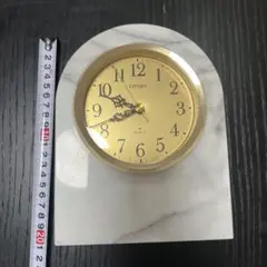 CITIZEN 大理石 土台セット 置時計 ゴールド