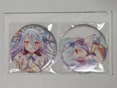 ノーゲーム・ノーライフ　缶バッジ　白