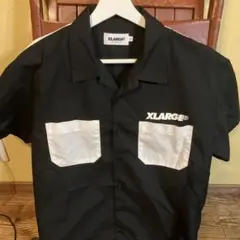 XLARGE 半袖ワークシャツ 黒