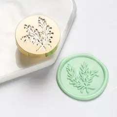 k008・ヘッドのみ ブーケ 植物 シーリングスタンプヘッド　直径2.5cm