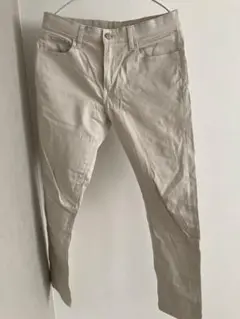 ユニクロ　　メンズ　ベージュ スリムフィット チノパン Mサイズ