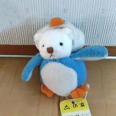 くま　マスコット　ペンギン　PICNIC WORLD　キーホルダー　レトロ