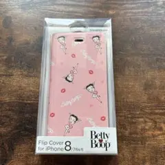 【新品未使用】BettyBoopiPhone8/7/6s/6フリップカバー
