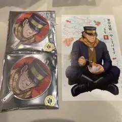 ゴールデンカムイ　杉元佐一 うちわ型アクリルキーホルダー　ポストカード