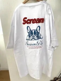 PUBLUX フレンチブルドッグアニマルプリントTシャツ