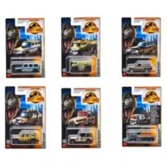 ジュラシックワールド matchbox 6台セット