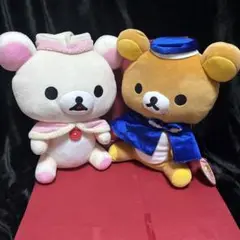リラックマとコリラックマ　ぬいぐるみ 高さ34センチ