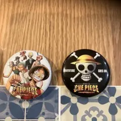 ONE PIECE バッジ 2個セット