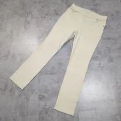 美品 LLサイズ ストレッチ素材 カジュアル スキニーパンツ ベージュ