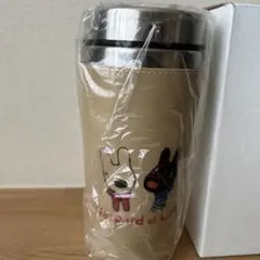 リサとガスパール　キャラクター　ディカーズ カバー付き　ステンレスタンブラー