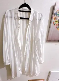 未使用 AMERICAN HOLIC ロングシアーシャツM