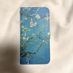 iPhone 16pro 手帳型ケース　ゴッホ　花咲くアーモンドの木