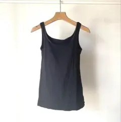 カタログハウス　ラクナノ　タンクトップ　ブラトップ　黒　Mサイズ