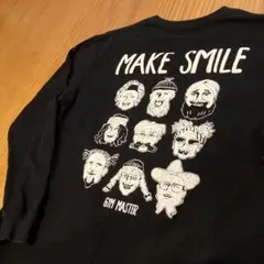 gym master ジムマスター メイクスマイルロングTシャツ　人気Ｌサイズ