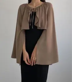 Louere スリットスリーブショートボレロ