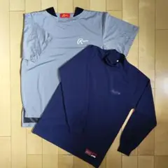 Rawlings 防風半袖アンダー/アンダーシャツ セット　Mサイズ