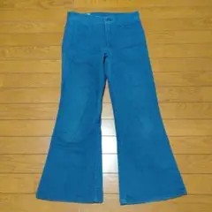 美品　BISON デニムパンツ　レディース　W30 ブルー