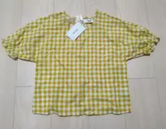 新品タグ付 discoat mini チェック柄シャツ 130 ディスコートミニ