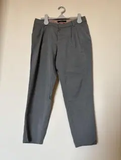 FONCÉ フォンセ　グレー スラックス　テーパードパンツ