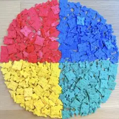 LaQ ラキュー 赤・青・黄・緑 400ピース