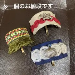 ブルーリボン✖️シルバーシェルのポニーフック