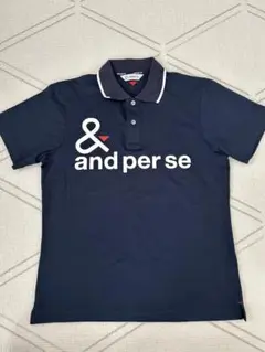 and per se メンズポロシャツ　Mサイズ