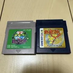 ポケモン金緑セット ゲームボーイ