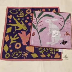 Vivienne Westwood ウサギと花　ハンカチーフ 春夏 Vivienne Westwood(ヴィヴィアンウエストウッド) ハンカチ