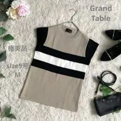 美品☆ヤマダヤ Grand Table フレンチスリーブ ニット プルオーバー