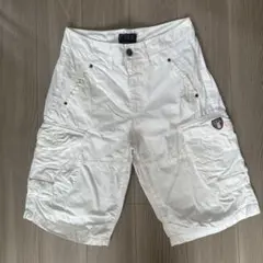 C.M.A. ホワイトカーゴショートパンツ