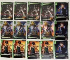 ガンダムカードゲーム　デスサイズ　ウイングガンダムゼロ　デッキパーツ　セット