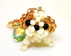 ☆シーズーのミニチャーム☆ビーズマスコット☆G☆キーホルダー☆