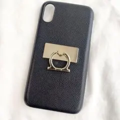 Ferragamo iPhone12iPhone12Proのケース Salvatore Ferragamo Leather iPhone Smart Phone Case w/Credit