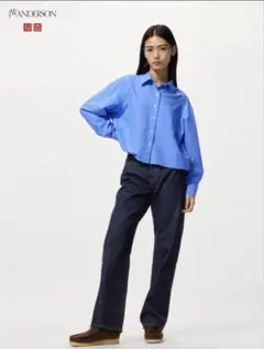 UNIQLO JW ANDERSON ストレートデニム ダークブルー28