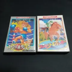 ファミコンソフト ファミリーボクシング ファミリージョッキー